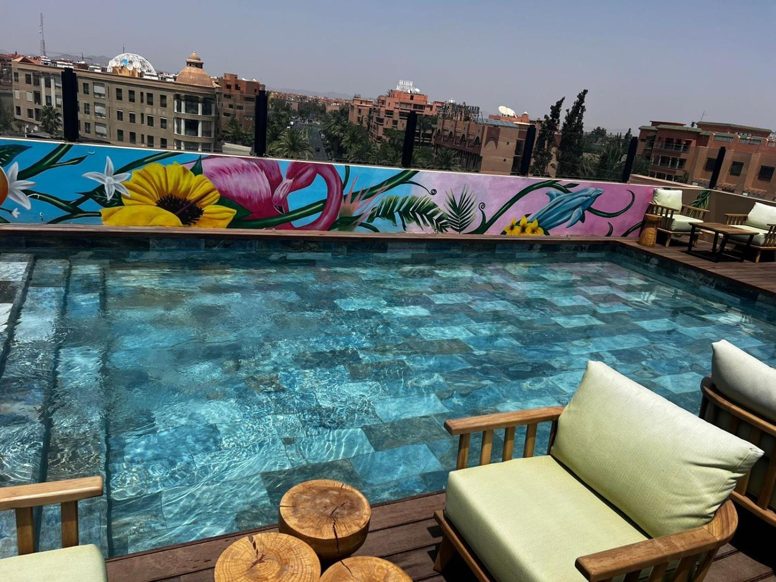 Hotel Le Rocher Marrakech Marrákes Kültér fotó