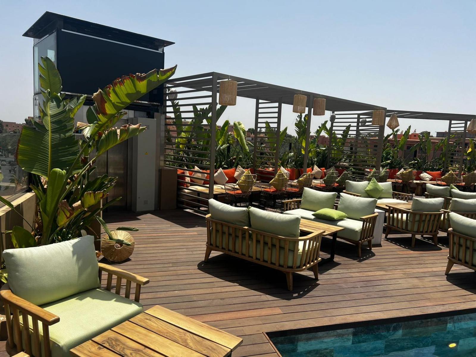 Hotel Le Rocher Marrakech Marrákes Kültér fotó